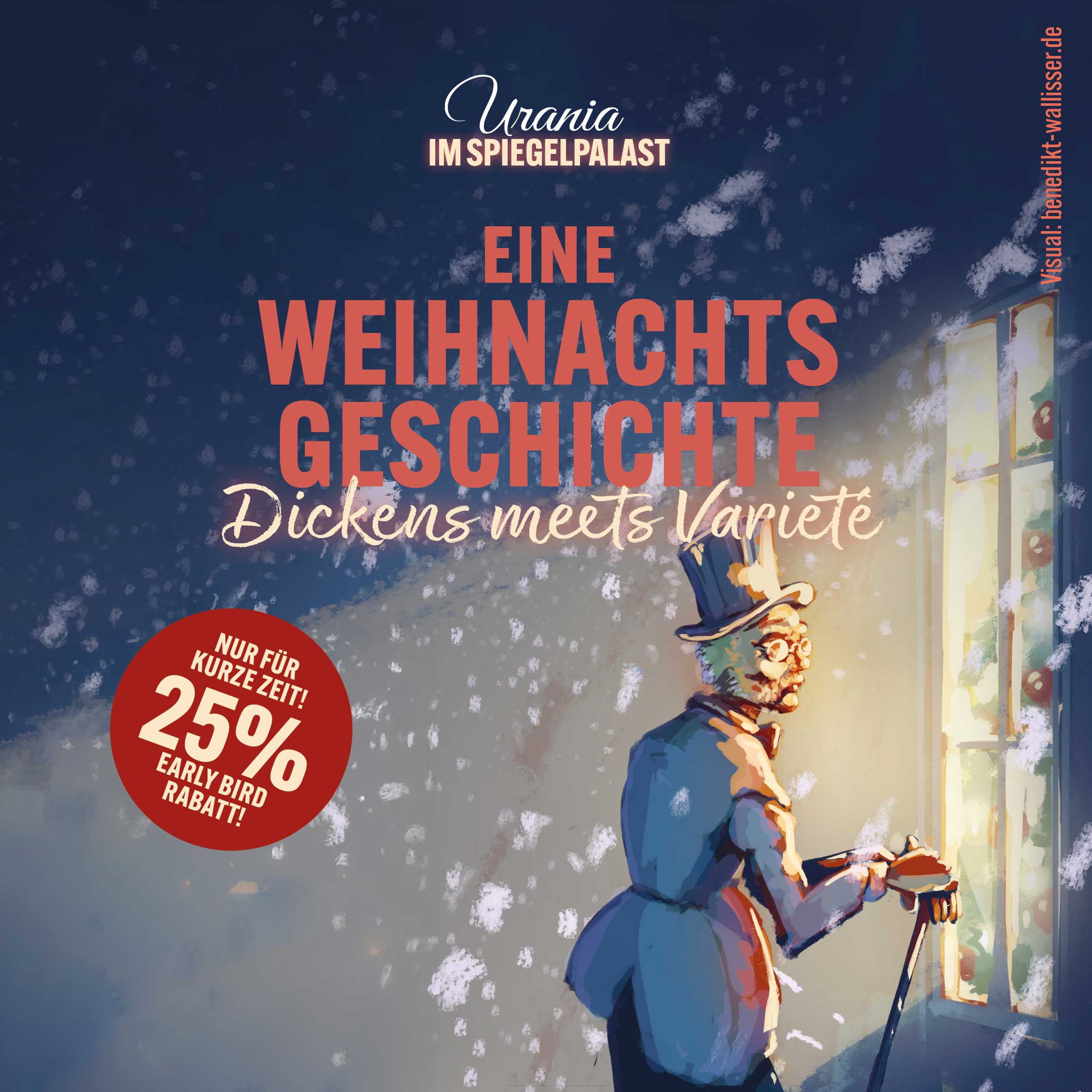 Willkommen 2 Urania Varieté: Eine Weihnachtsgeschichte – Dickens meets Varieté